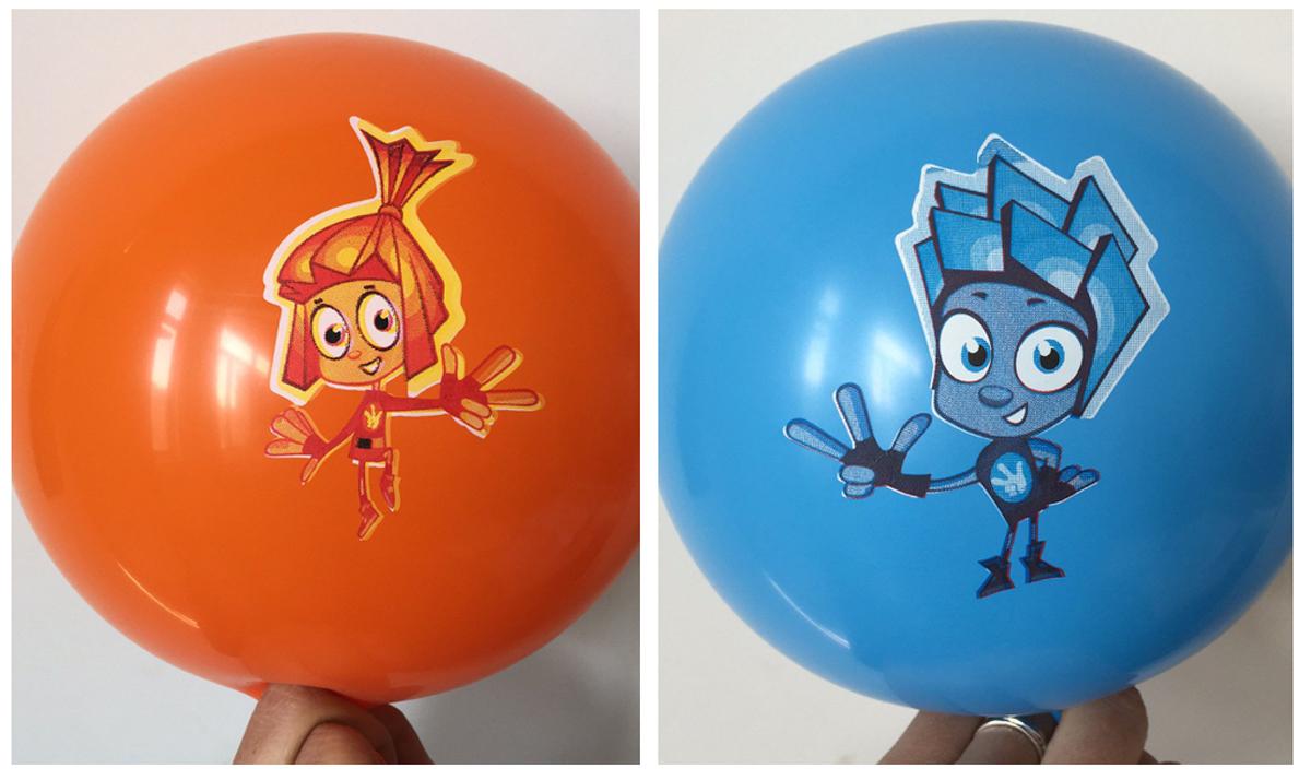 Включить шарики нолики. Шарики с мультяшными героями. Шары "Фиксики". Воздушный шарик с Фиксиками.